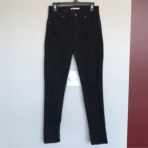 Levi’s 721 High Rise Skinny in Black Size 29